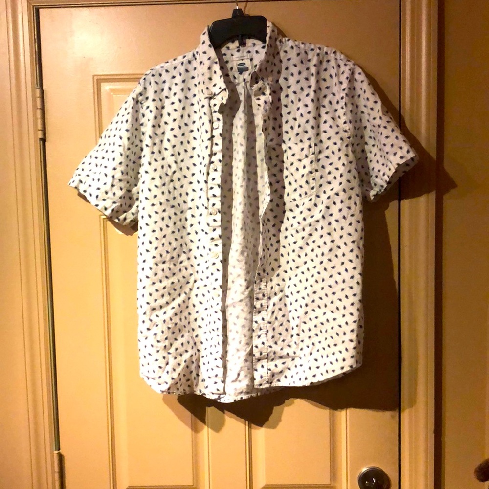 Old navy white button down